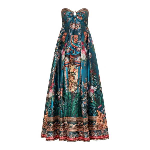strapless maxi dress summer Strapless Maxi Dress Clothing Australian Designer Luxury Shoes 
