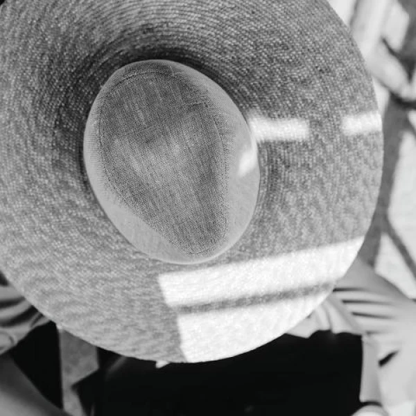 straw fedora hat