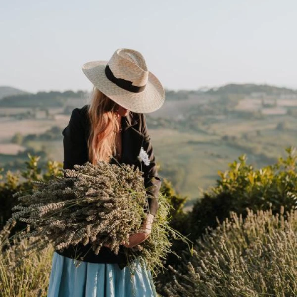 Lady Bogart Band Straw Hat