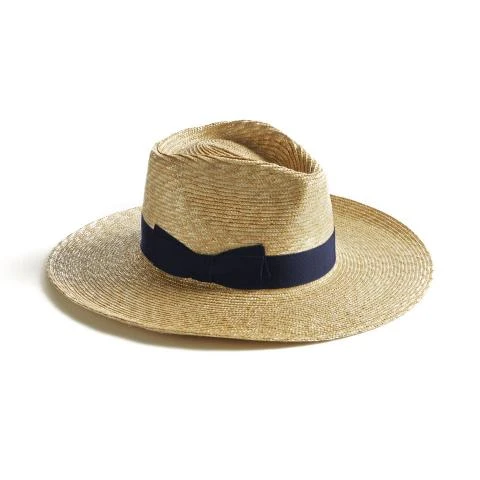 Montegallo-Lady-Bogart-Band-Straw-Hat Straw Hats
