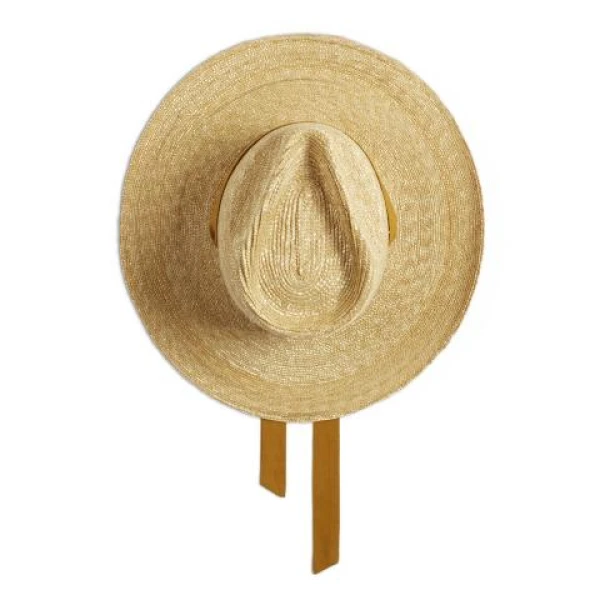 hat with straw