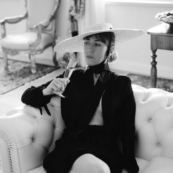 hat with straw