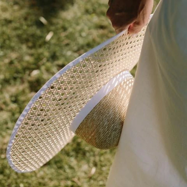 Vienna White Straw Hat