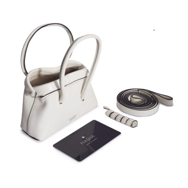 Nasha Baby Mist  Ivory Tote Bag, view 4