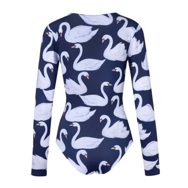 Verdelimon Paradiso One Piece Navy Swans, view 2
