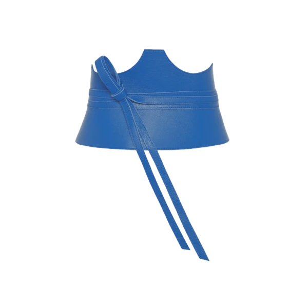 Blue corset belt Cut Out Electric Blue Corset Belt Accessories Belts Luxury Shoes 