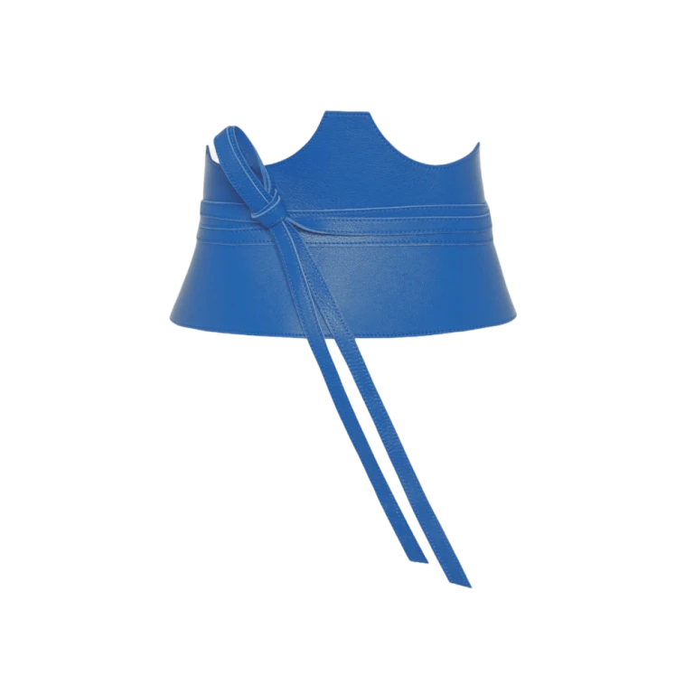 Blue corset belt Cut Out Electric Blue Corset Belt Accessories Belts Luxury Shoes 