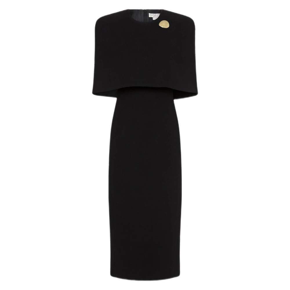 Black crepe button sleeved dress (Copy) - 18 UK Luxury Shoes Black crepe button sleeved dress (Copy) - 18 UK Luxury Shoes