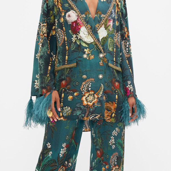 Camilla Flared Sleeve Double Breasted Jacket, view 5