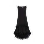 Huishan Zhang Jodie Dress Black Crepe