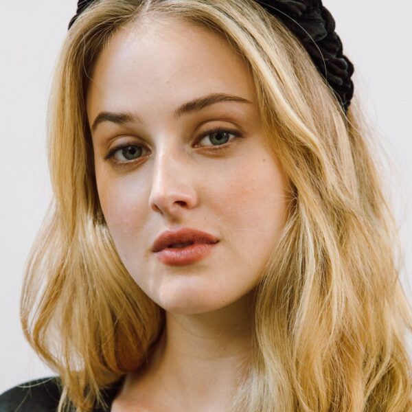 The Lori Headband in Velvet is made in New York from silk velvet