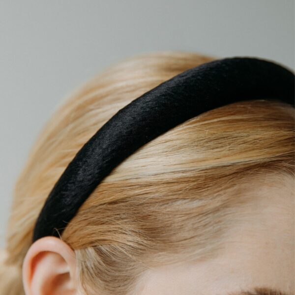 This Tori Headband is made by hand in New York from silk