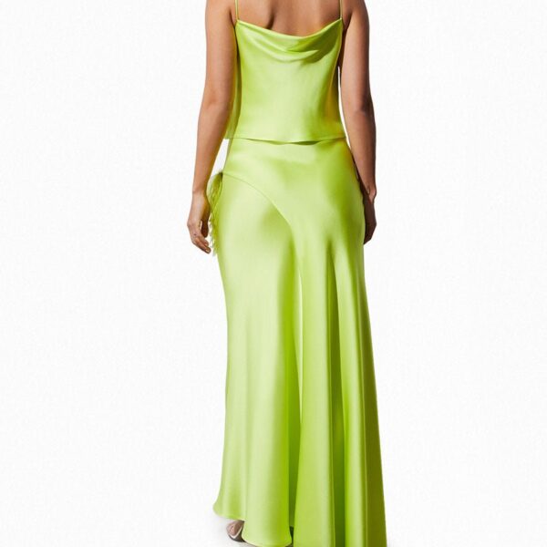 Lapointe Feather Asymmetrical Skirt