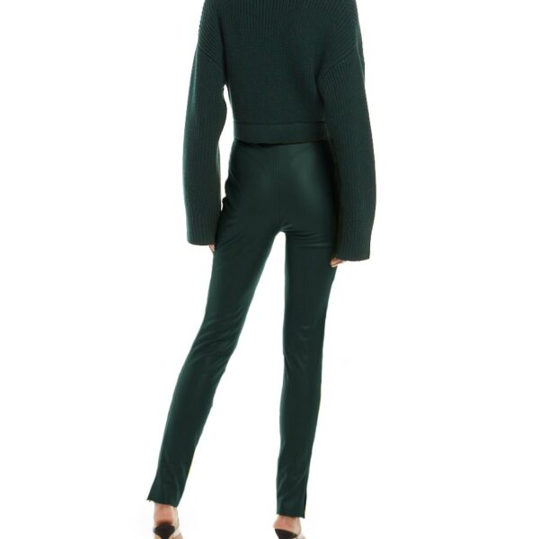 Lapointe Stretch Faux Leather Slit Legging