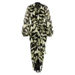 Maelle cape gown Lindy lee pearl floating blossoms silk waterfall dress (Copy) Clothing classic Luxury Shoes 