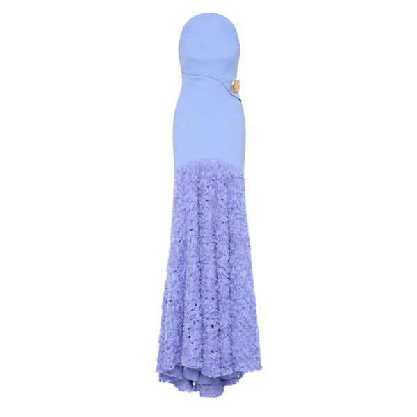 Maelle cape gown Lindy lee pearl floating blossoms silk waterfall dress (Copy) Clothing classic Luxury Shoes 