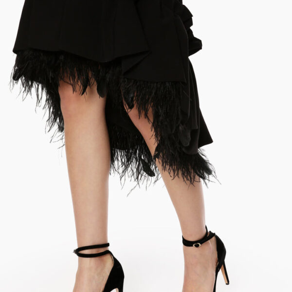 Huishan Zhang Jodie Dress Black Crepe Jodie Dress Black Crepe Clothing British designer Luxury Shoes 