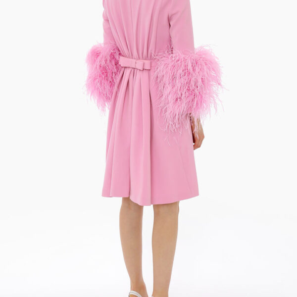 Huishan Zhang Reign Dress Orchid Pink Crepe Reign Dress Orchid Pink Crepe Clothing British designer Luxury Shoes 