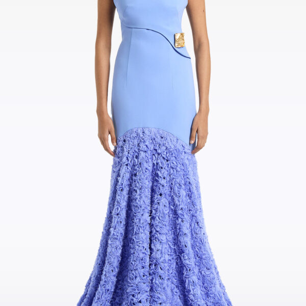 Maelle cape gown Lindy lee pearl floating blossoms silk waterfall dress (Copy) Clothing classic Luxury Shoes 