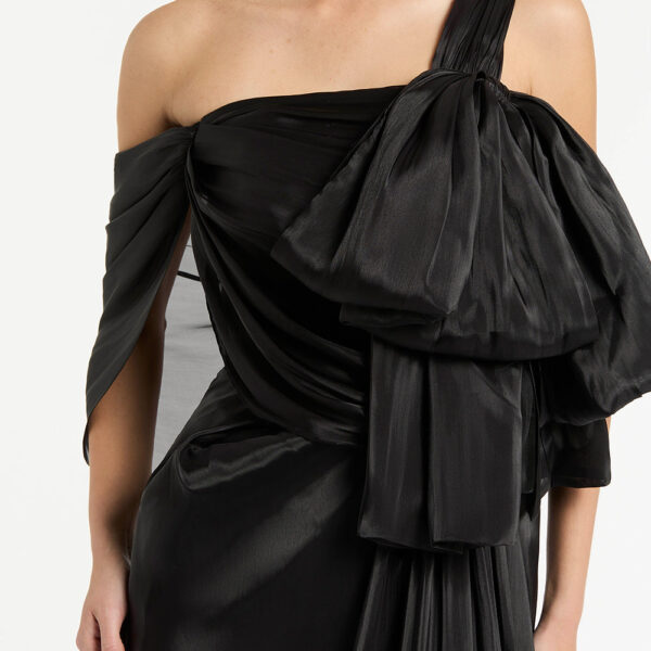 Maelle cape gown Butter crepe fitted waterfall midi dress (Copy) Clothing classic Luxury Shoes 