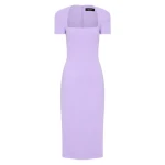 Maelle cape gown Butter crepe fitted waterfall midi dress (Copy) Clothing classic Luxury Shoes 
