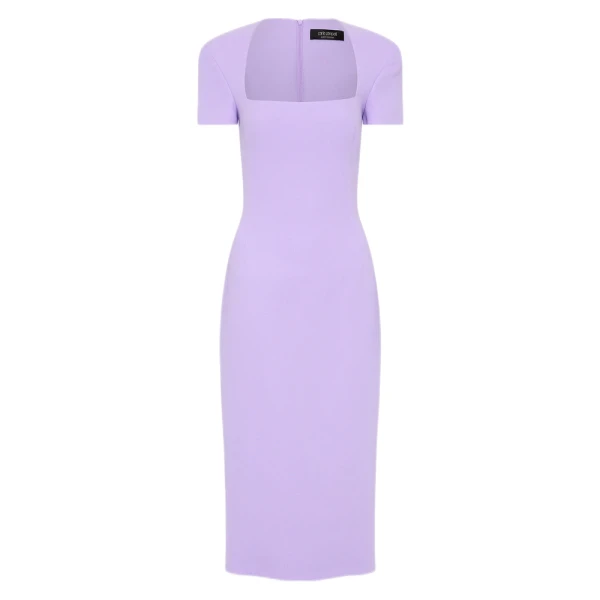 Maelle cape gown Butter crepe fitted waterfall midi dress (Copy) Clothing classic Luxury Shoes 