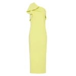 Maelle cape gown Butter crepe fitted waterfall midi dress (Copy) Clothing classic Luxury Shoes 