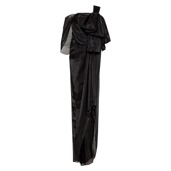 Maelle cape gown Butter crepe fitted waterfall midi dress (Copy) Clothing classic Luxury Shoes 