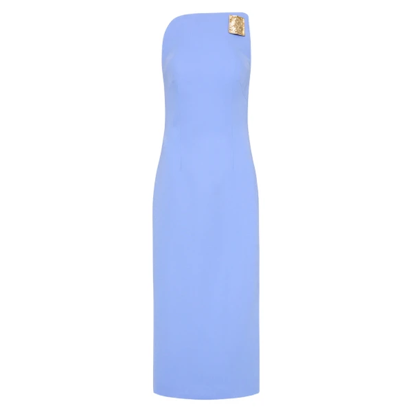 Maelle cape gown Butter crepe fitted waterfall midi dress (Copy) Clothing classic Luxury Shoes 