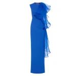 Maelle cape gown Butter crepe fitted waterfall midi dress (Copy) Clothing classic Luxury Shoes 