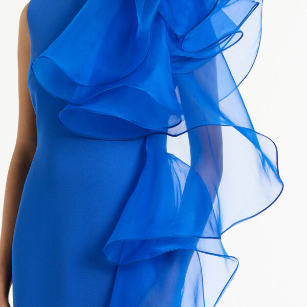 Maelle cape gown Butter crepe fitted waterfall midi dress (Copy) Clothing classic Luxury Shoes 