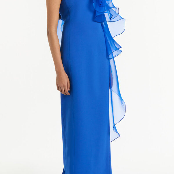 Maelle cape gown Butter crepe fitted waterfall midi dress (Copy) Clothing classic Luxury Shoes 
