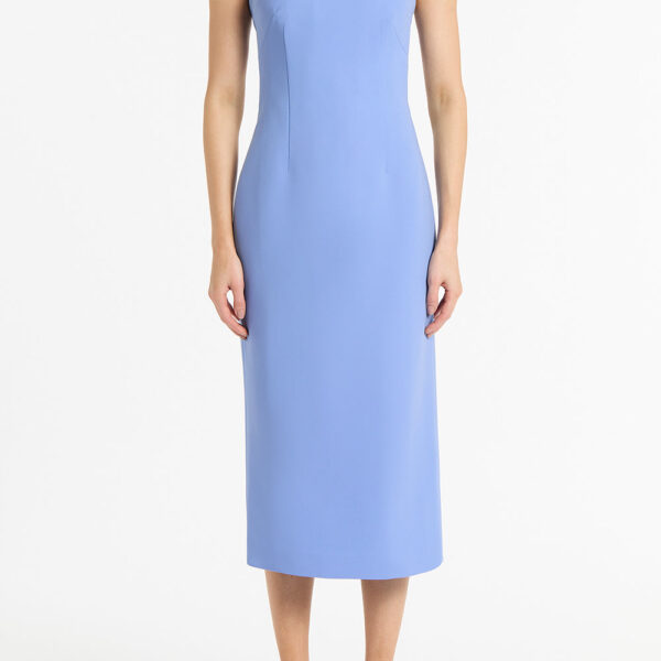 Maelle cape gown Butter crepe fitted waterfall midi dress (Copy) Clothing classic Luxury Shoes 