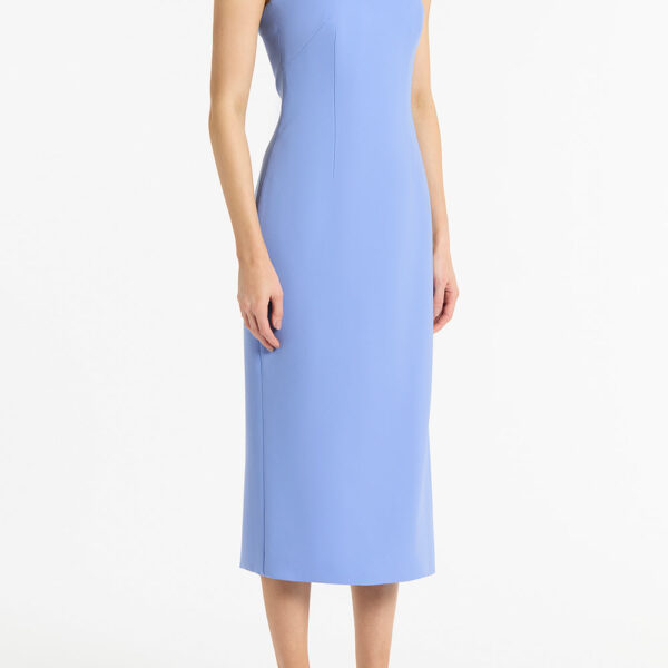 Maelle cape gown Butter crepe fitted waterfall midi dress (Copy) Clothing classic Luxury Shoes 