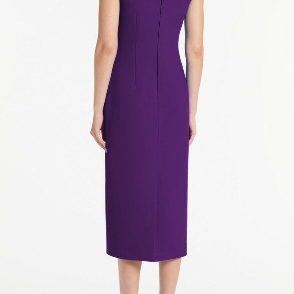 Maelle cape gown Butter crepe fitted waterfall midi dress (Copy) Clothing classic Luxury Shoes 