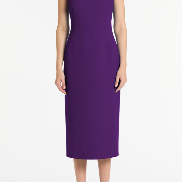 Maelle cape gown Butter crepe fitted waterfall midi dress (Copy) Clothing classic Luxury Shoes 