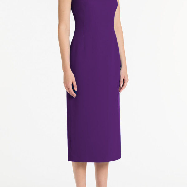 Maelle cape gown Butter crepe fitted waterfall midi dress (Copy) Clothing classic Luxury Shoes 