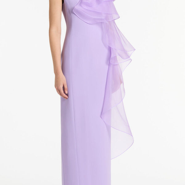 Maelle cape gown Lindy lee pearl floating blossoms silk waterfall dress (Copy) Clothing classic Luxury Shoes 