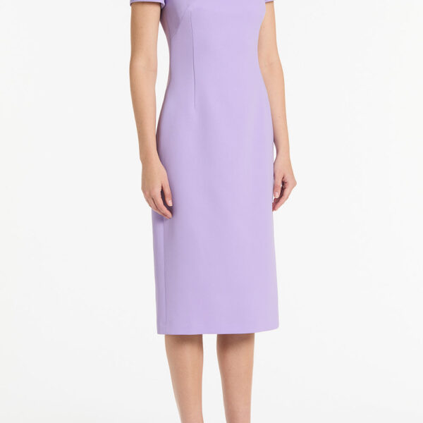 Maelle cape gown Butter crepe fitted waterfall midi dress (Copy) Clothing classic Luxury Shoes 