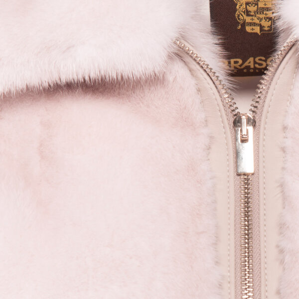 Beige Mink fur Jackets