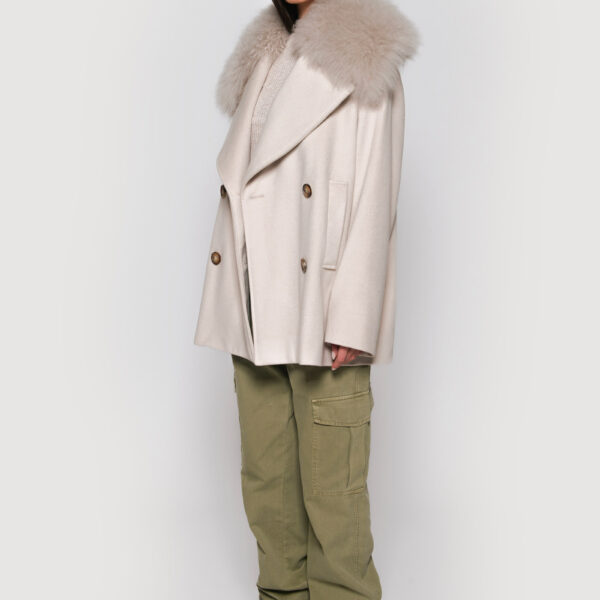 Cashmere coat mastic and mohair - Image 4