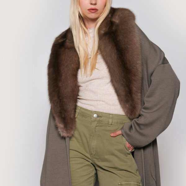 Gray Coats fur Coats
