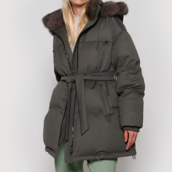 Gray Sable fur Jackets