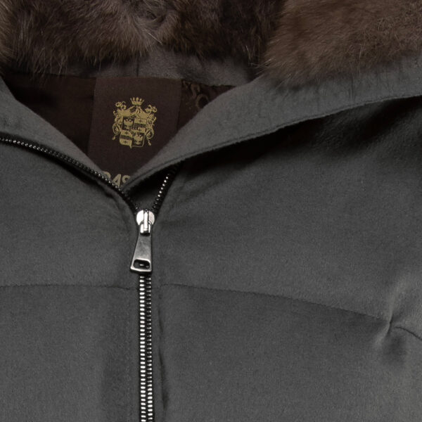 Gray Sable fur Jackets