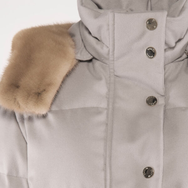 Beige Mink fur Jackets