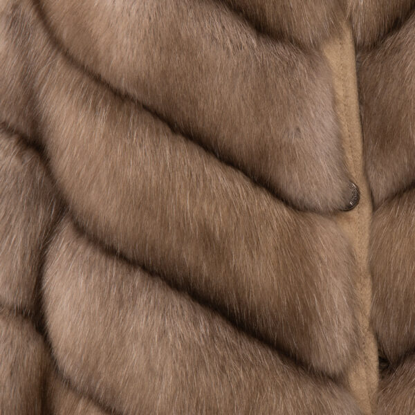 Beige Sable fur Jackets
