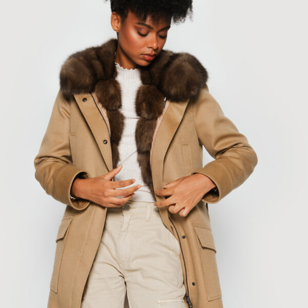 designer fur coat