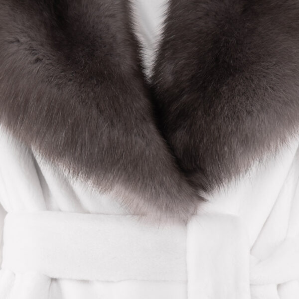 White Mink fur Coats