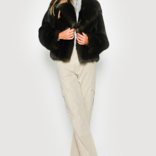 Black Sable fur Jackets