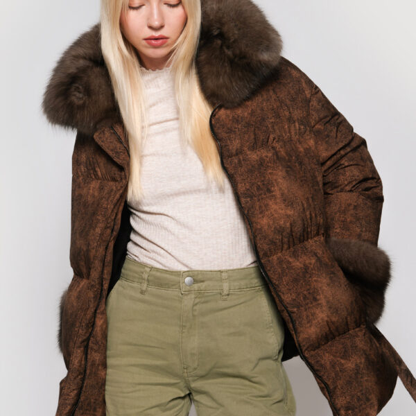 designer fur coat